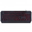 Teclado Gamer Draco Com Macros, Multimidia Led 3 Cores Cabo 1.8 Metros Abnt2 Preto - Gt400